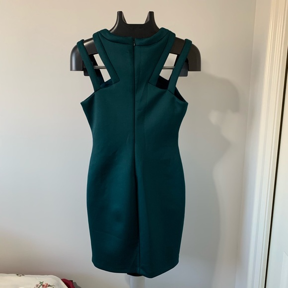 Guess Dark Teal Cut-Out Dress - Picture 2 of 10